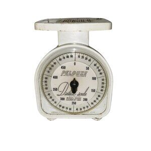 Vintage Patina Pelouze Evanston Illinois Diatetic Scale - Shabby Chic Farmhouse